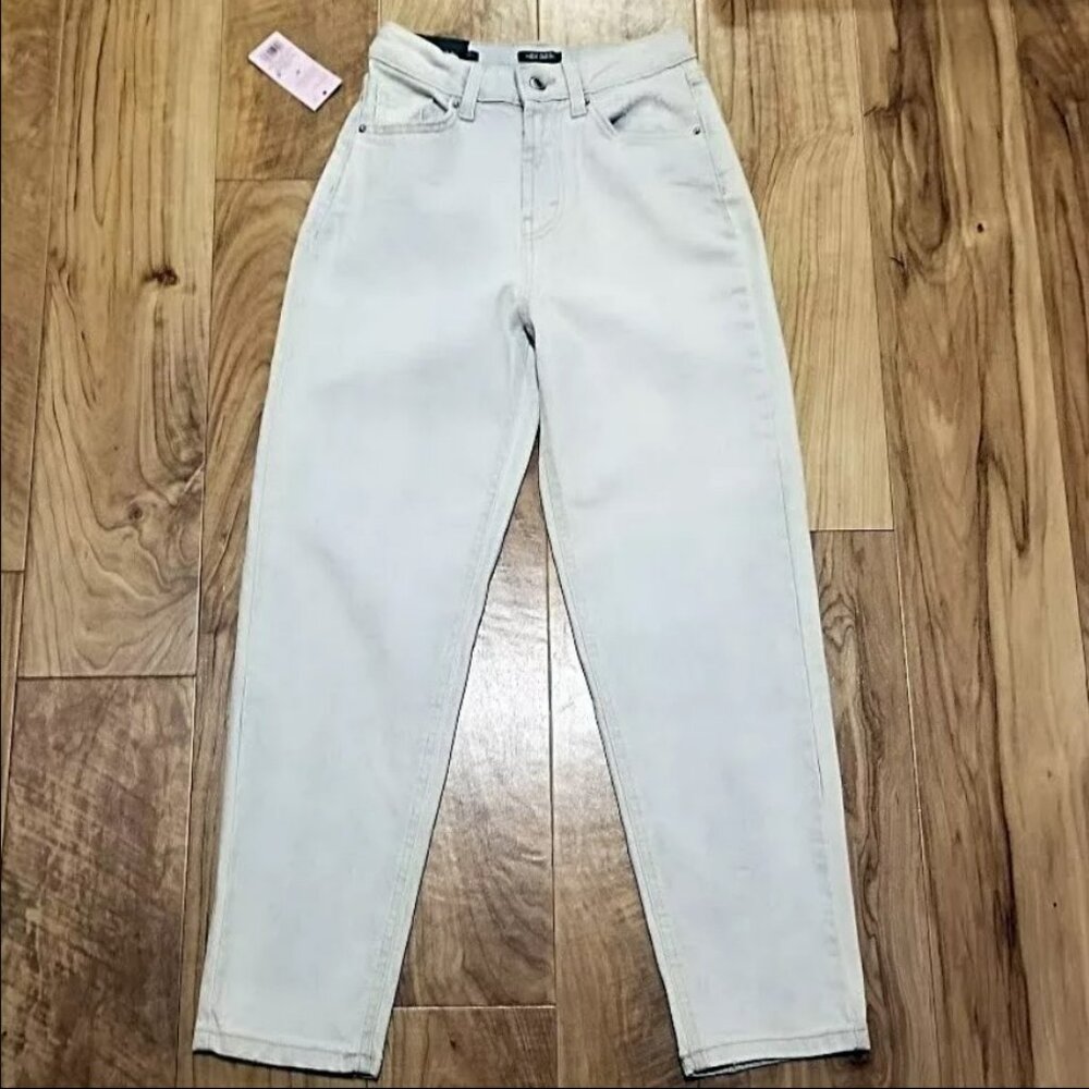 Wild Fable Ultra Light Wash Super High Rise Tapered Mom Jeans 00 Y2K Clean Girl